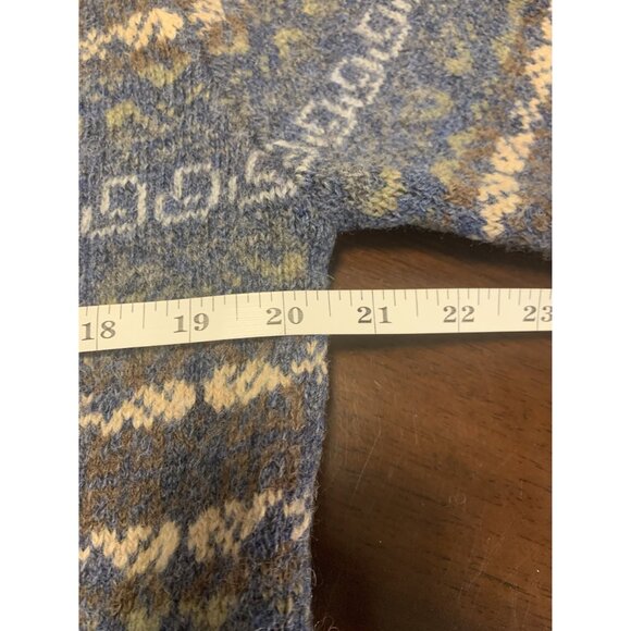 Squaw Valley S Wool Fair Isle Outdoor Ski Snowboard Winter Sweater - Picture 4 of 7